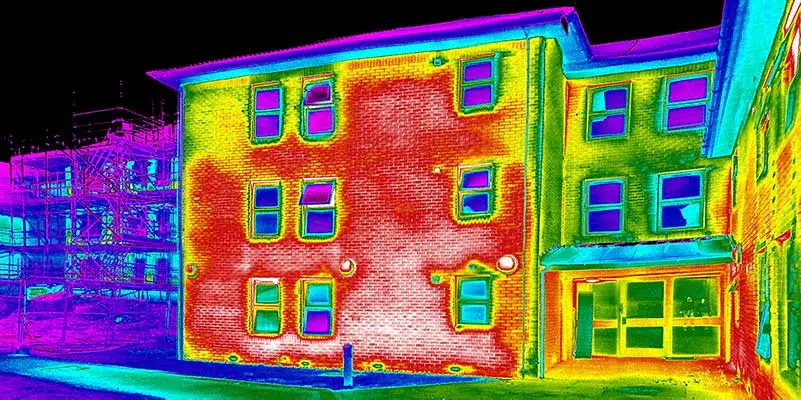 Thermal View of a Building